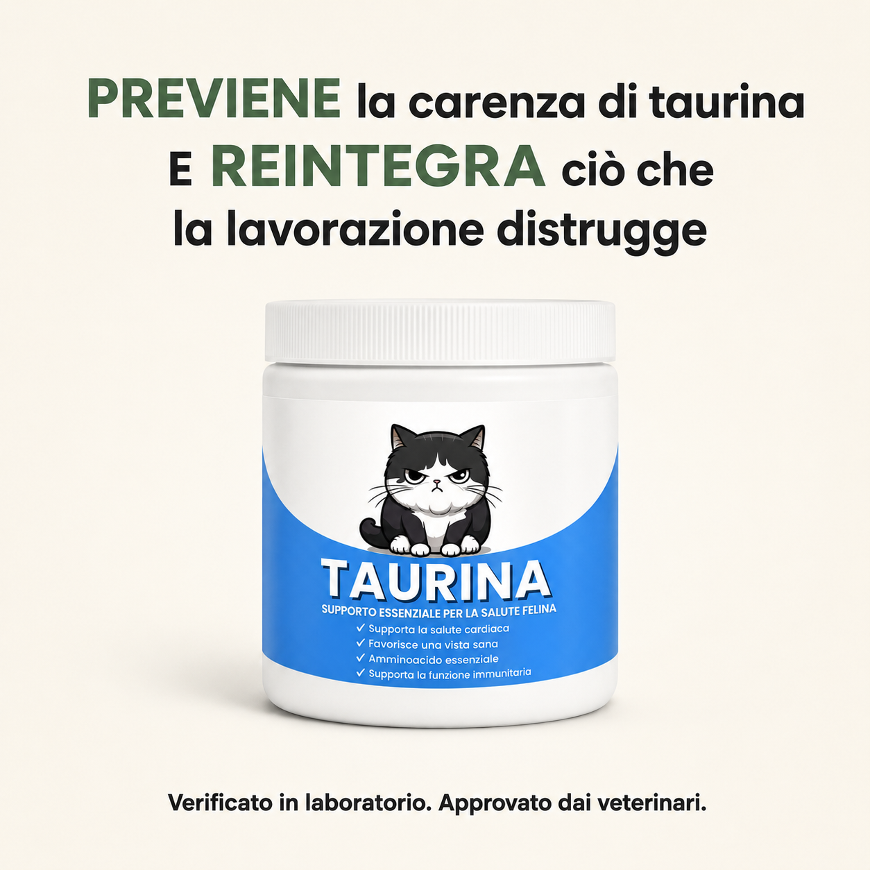 The Zoo Lab - Taurina Per Gatti